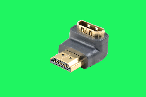 HDMI AM TO HDMI AF 90D转接头