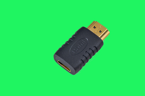 HDMI AM TO HDMI AF 180D转接头